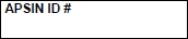 APSIN ID #