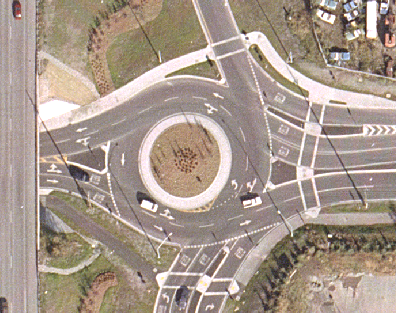 Freeway Interchange Roundabout