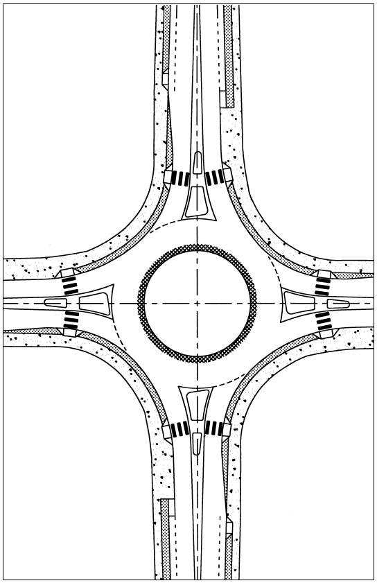 Single Lane Roundabout